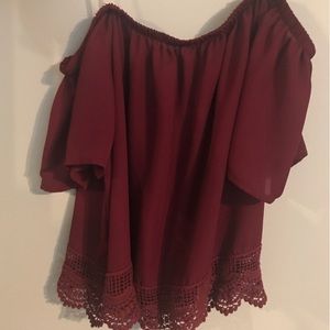 Off the shoulder top